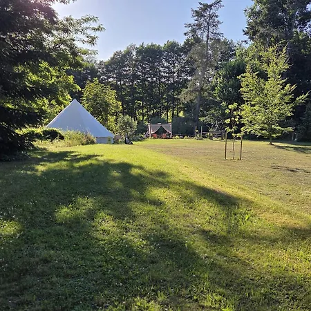 Idyllisches Campen Im Zelt Carpin